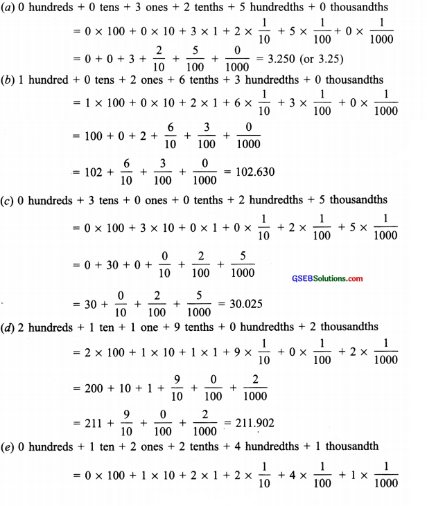 GSEB Solutions Class 6 Maths Chapter 8 Decimals Ex 8.2 img 7